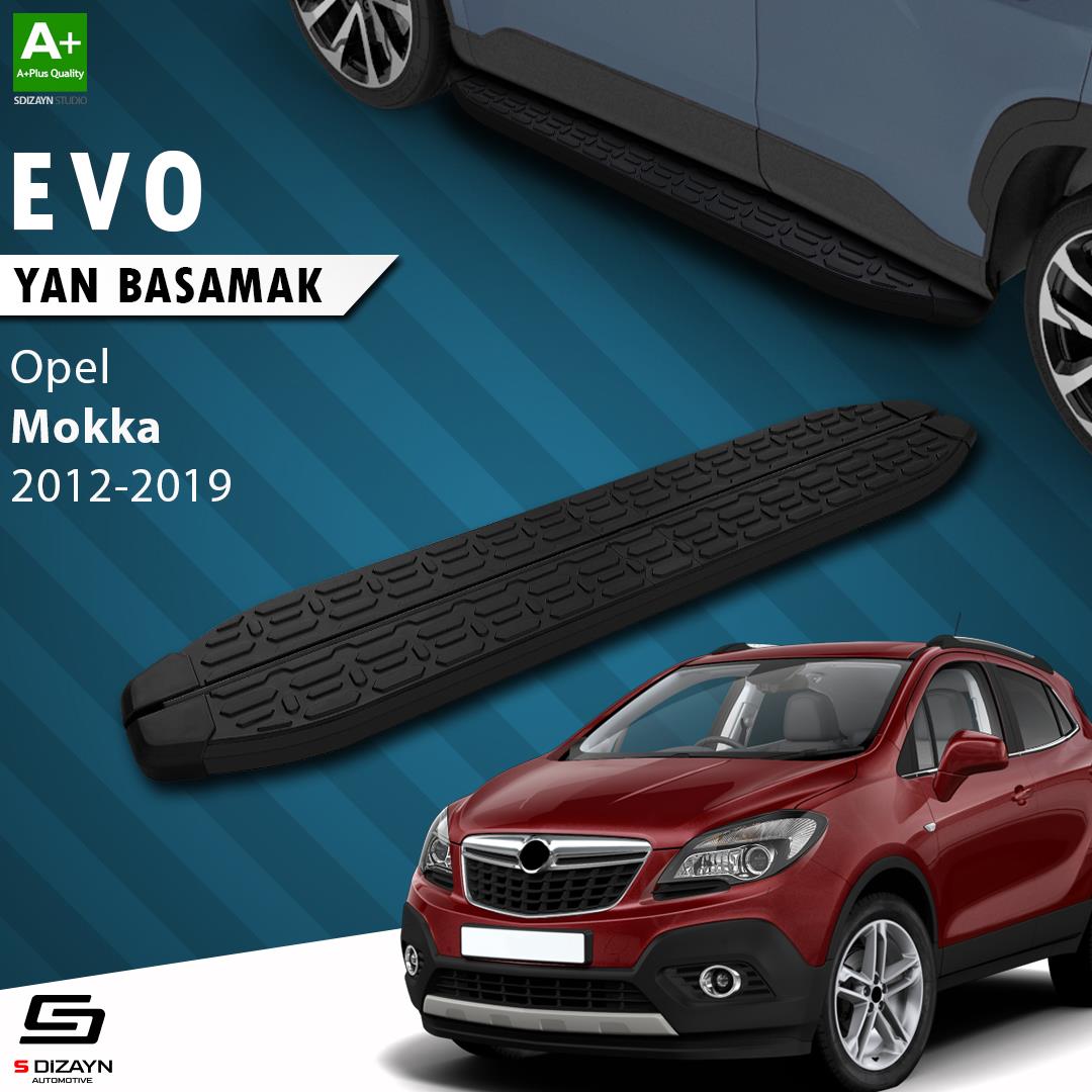 Opel Mokka Evo Siyah Yan Basamak 163 Cm 2012-2019 A+ Kalite