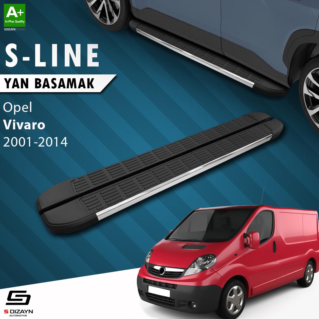 Opel Vivaro A Uzun Şase S-Line Krom Yan Basamak 263 Cm 2001-2014 A+ Kalite