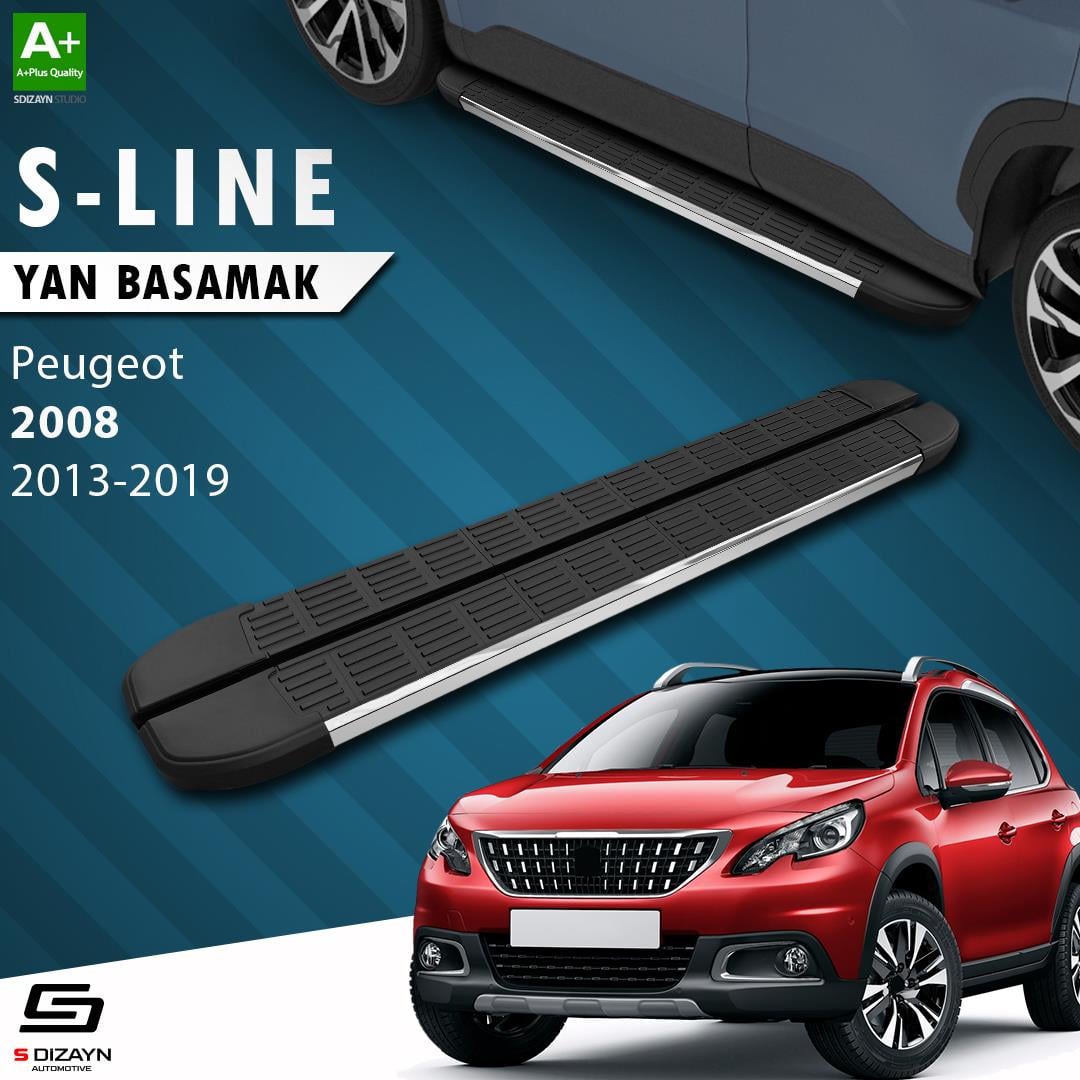 Peugeot 2008 S-Line Krom Yan Basamak 173 Cm 2013-2019 A+ Kalite