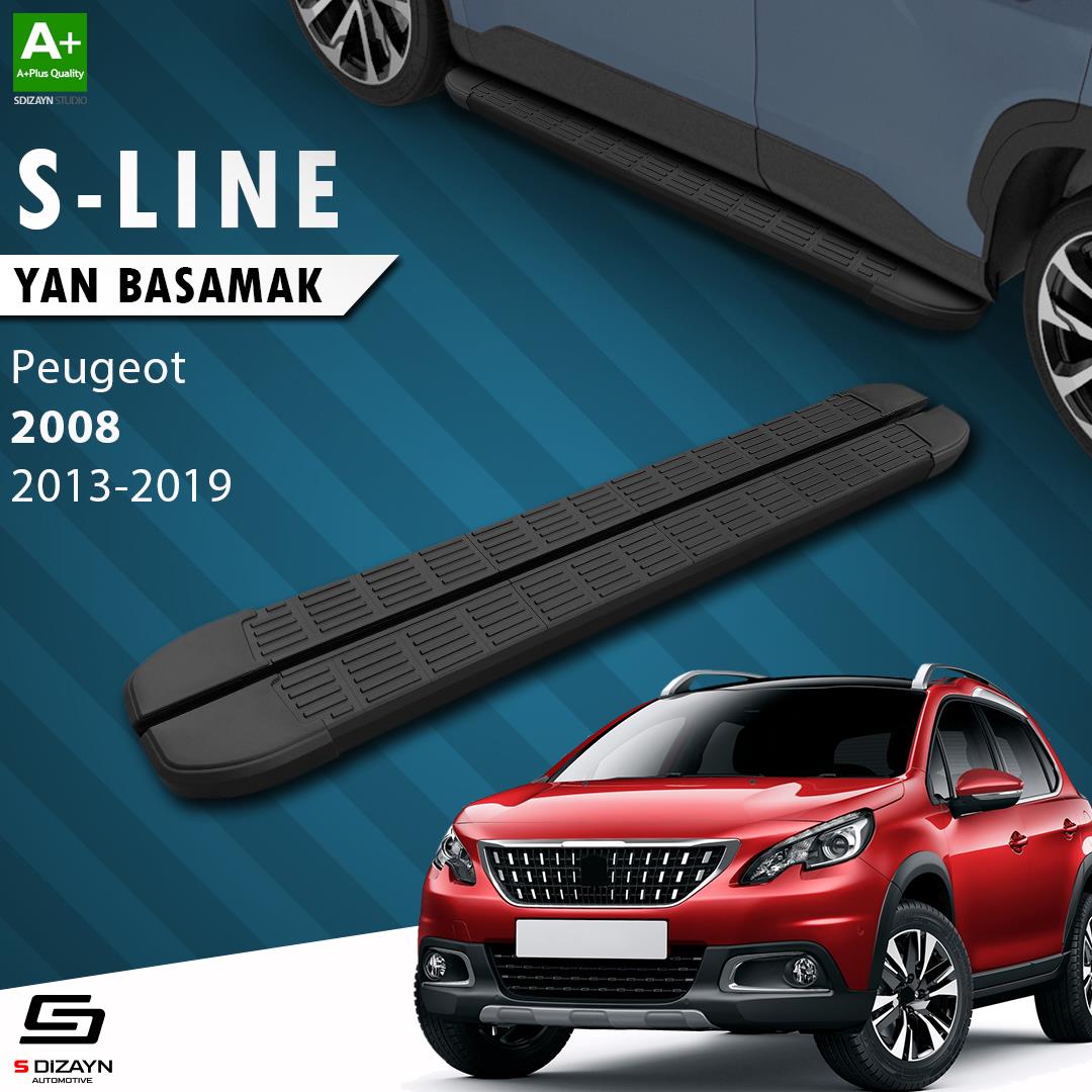 Peugeot 2008 S-Line Siyah Yan Basamak 173 Cm 2013-2019 A+ Kalite