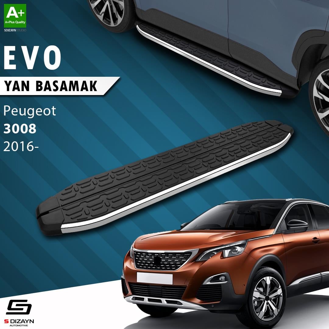 Peugeot 3008 2 Evo Krom Yan Basamak 183 Cm 2016-2023 A+ Kalite