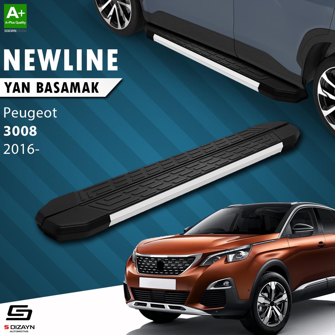 Peugeot 3008 2 NewLine Aluminyum Yan Basamak 183 Cm 2016-2023 A+ Kalite