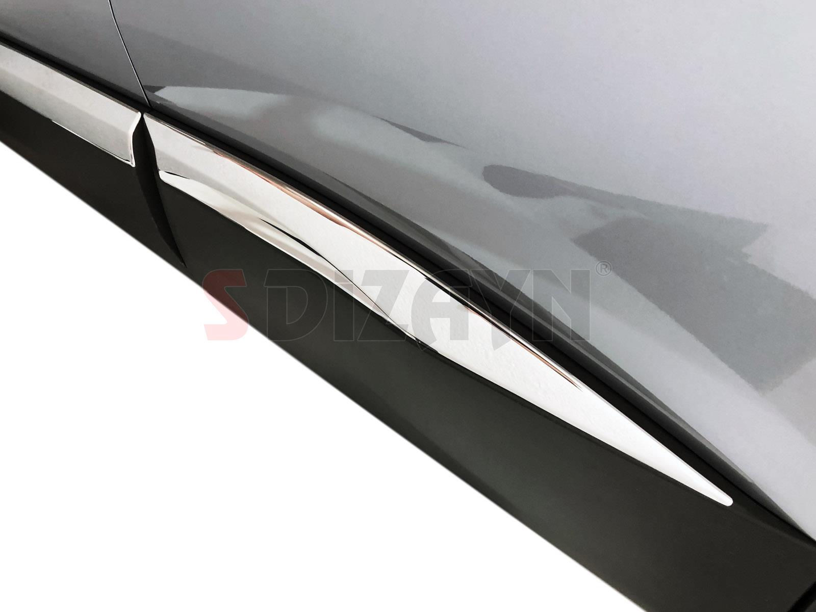 S-Dizayn Peugeot 3008 Krom Yan Kapı Çıtası 4 Prç. 2016-2023