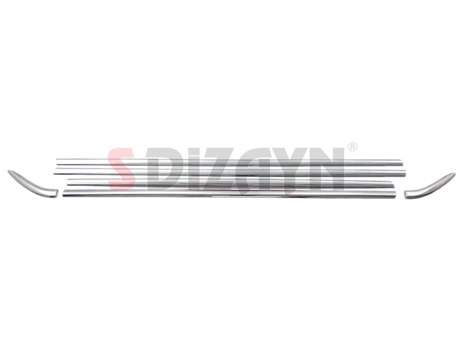 S-Dizayn Peugeot 301 Krom Cam Çıtası 6 Prç. 2012-2017