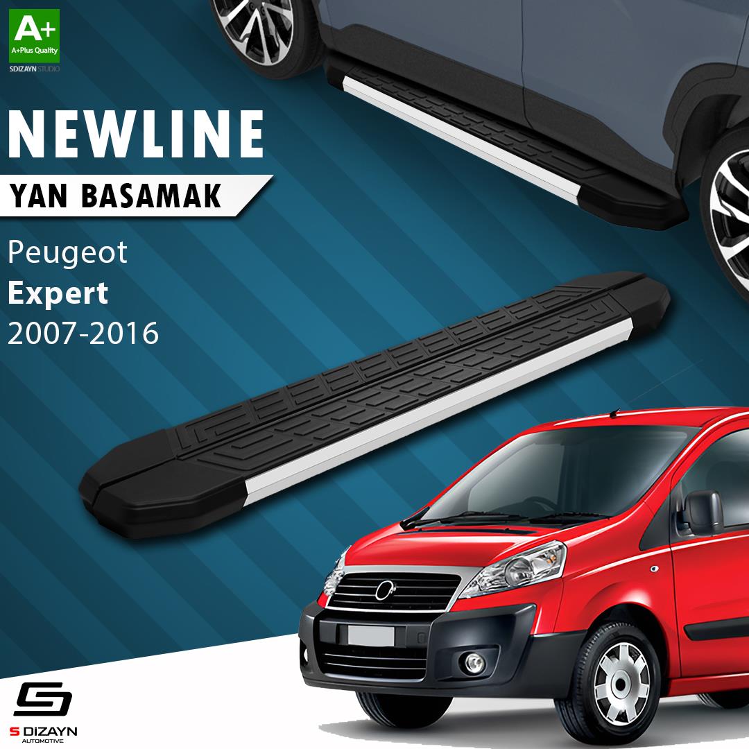 Peugeot Expert 2 Kısa Şase NewLine Aluminyum Yan Basamak 213 Cm 2007-2016