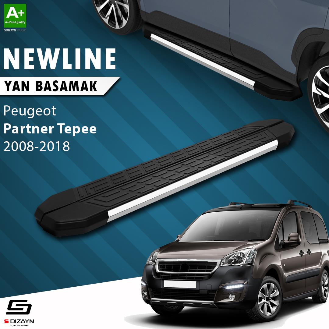 Peugeot Partner 2 Tepee NewLine Krom Yan Basamak 193 Cm 2008-2018 A+ Kalite