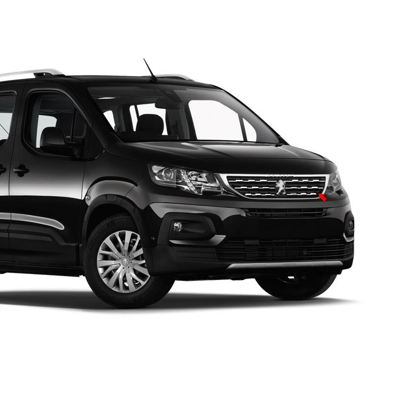 S-Dizayn Peugeot Rifter Krom Ön Panjur 6 Prç. 2019-2023
