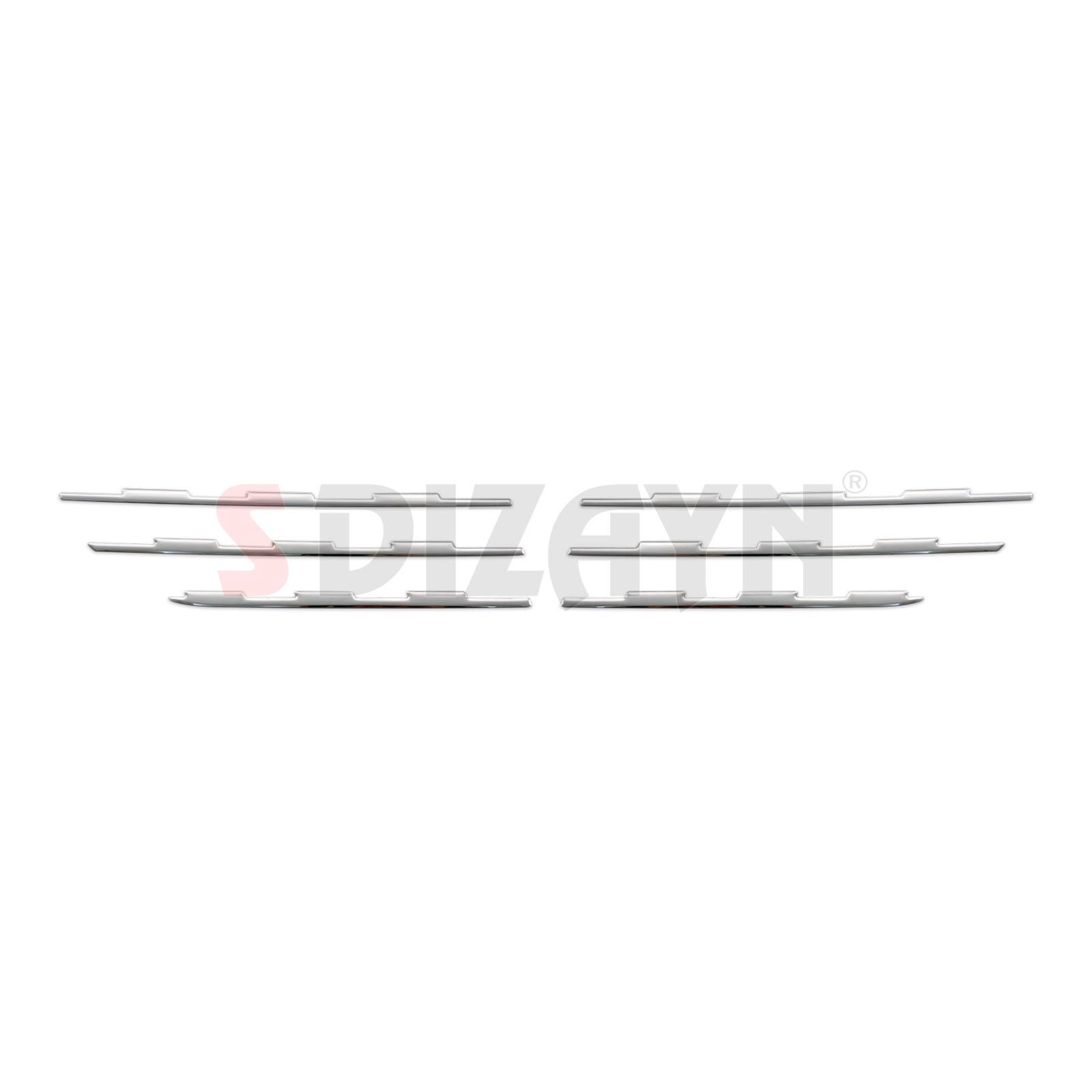 S-Dizayn Peugeot Rifter Krom Ön Panjur 6 Prç. 2019-2023