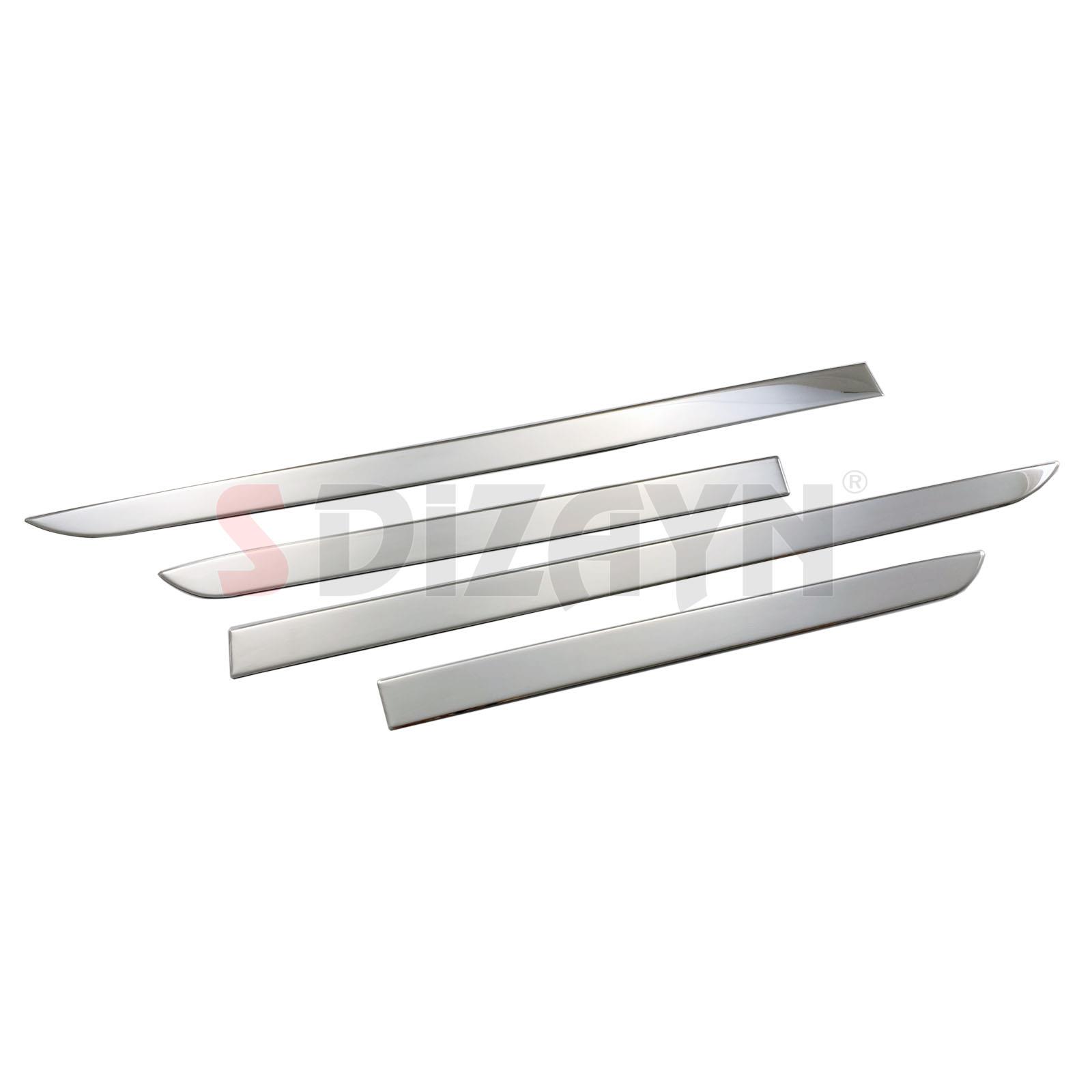 S-Dizayn Peugeot Rifter Krom Yan Kapı Çıtası 4 Prç. 2019-2023