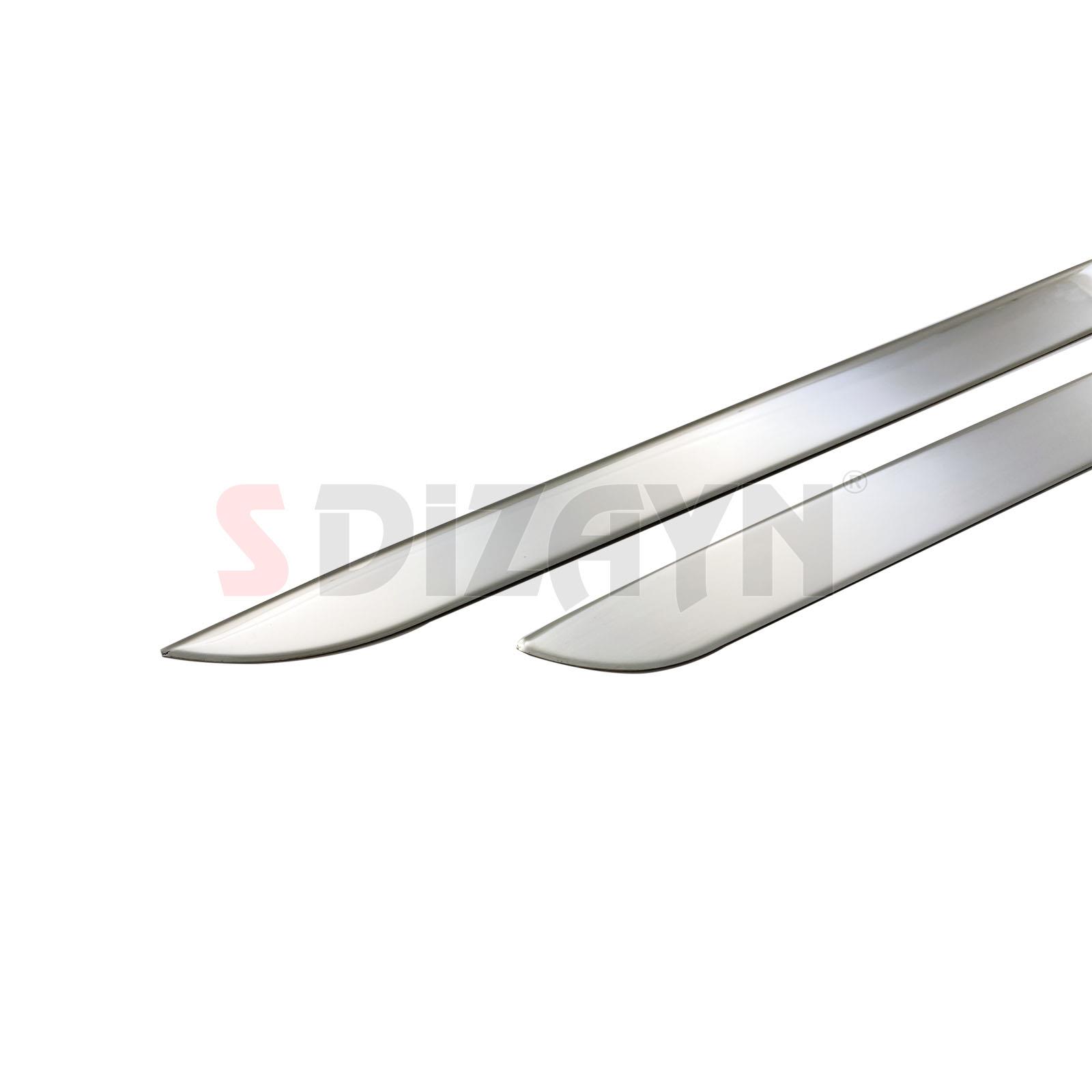 S-Dizayn Peugeot Rifter Krom Yan Kapı Çıtası 4 Prç. 2019-2023