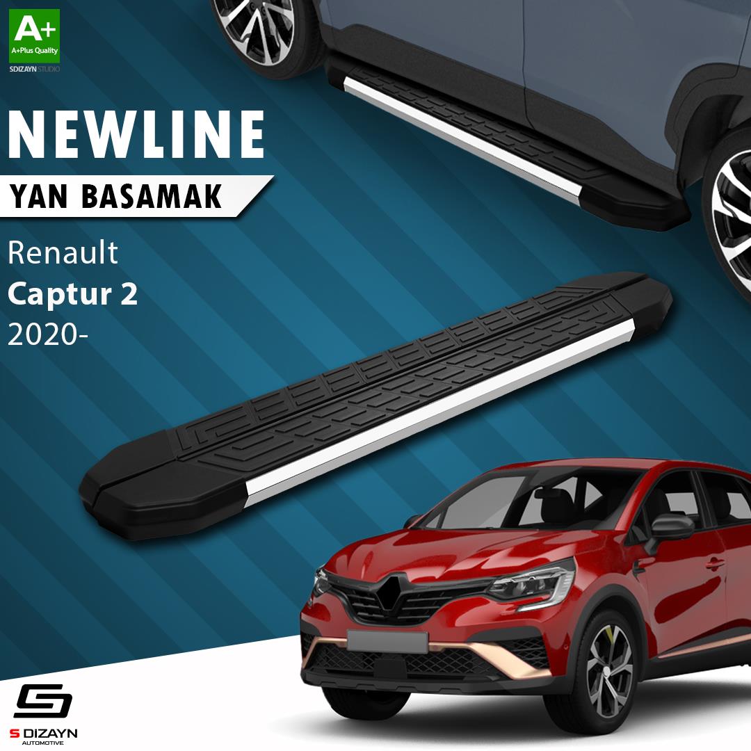 Renault Captur 2 NewLine Krom Yan Basamak 183 Cm 2020 Üzeri A+ Kalite
