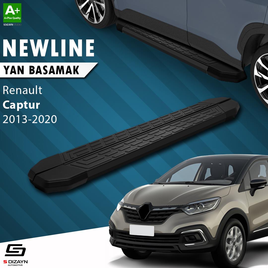 Renault Captur NewLine Siyah Yan Basamak 173 Cm 2013-2020 A+ Kalite