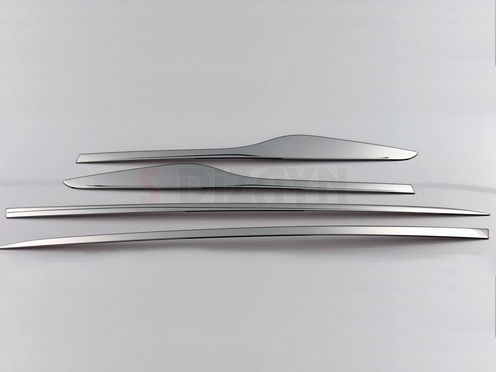 S-Dizayn Renault Clio 4 HB Krom Yan Kapı Çıtası 4 Prç. 2012-2019