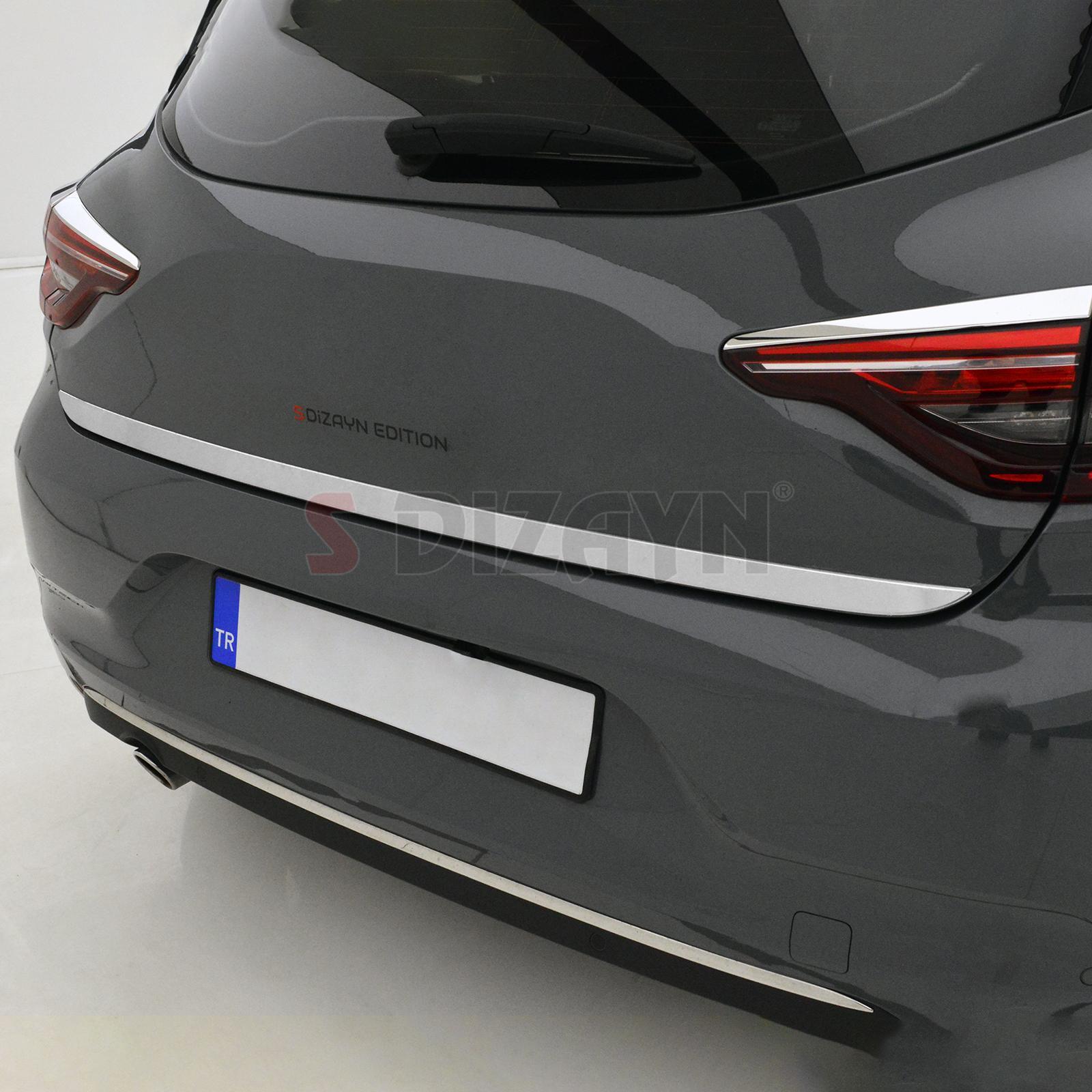 S-Dizayn Renault Clio 5 Krom Bagaj Alt Çıtası 2019-2026