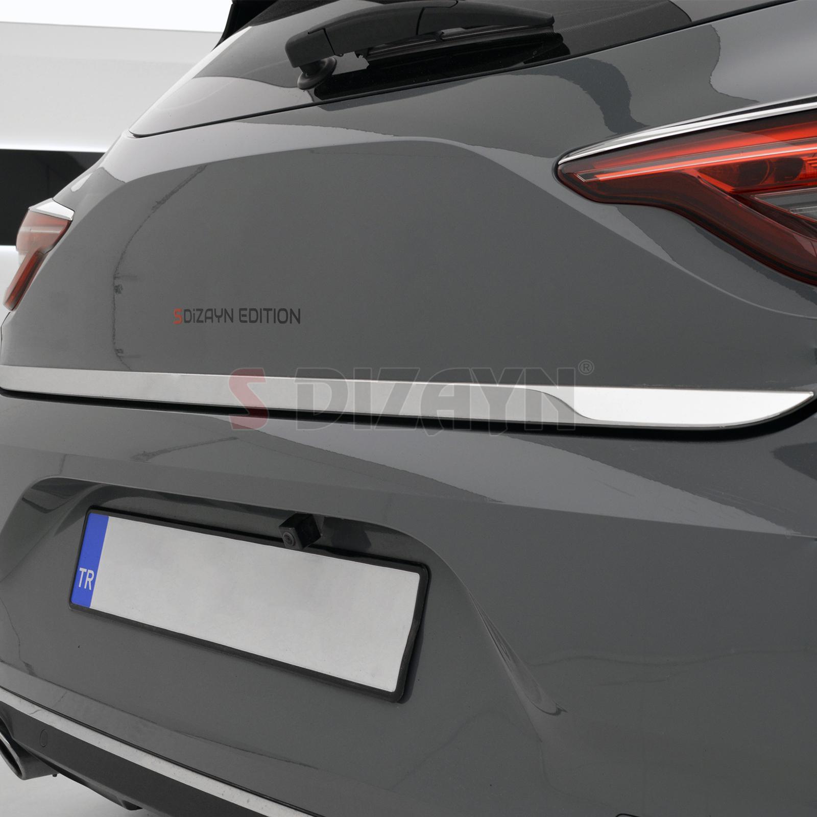 S-Dizayn Renault Clio 5 Krom Bagaj Alt Çıtası 2019-2026