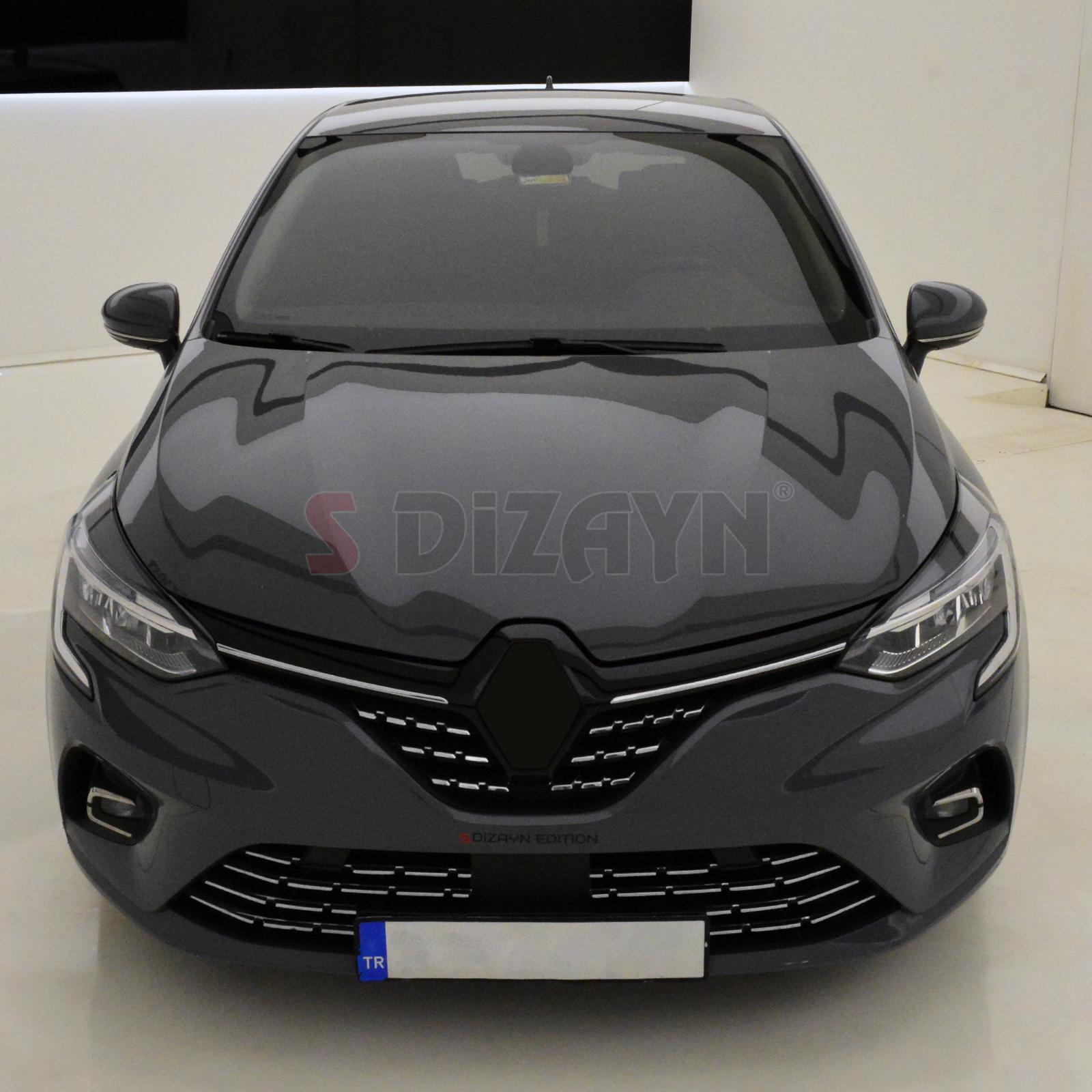 S-Dizayn Renault Clio 5 Krom Ön Tampon Çıtası 10 Prç. 2019-2026