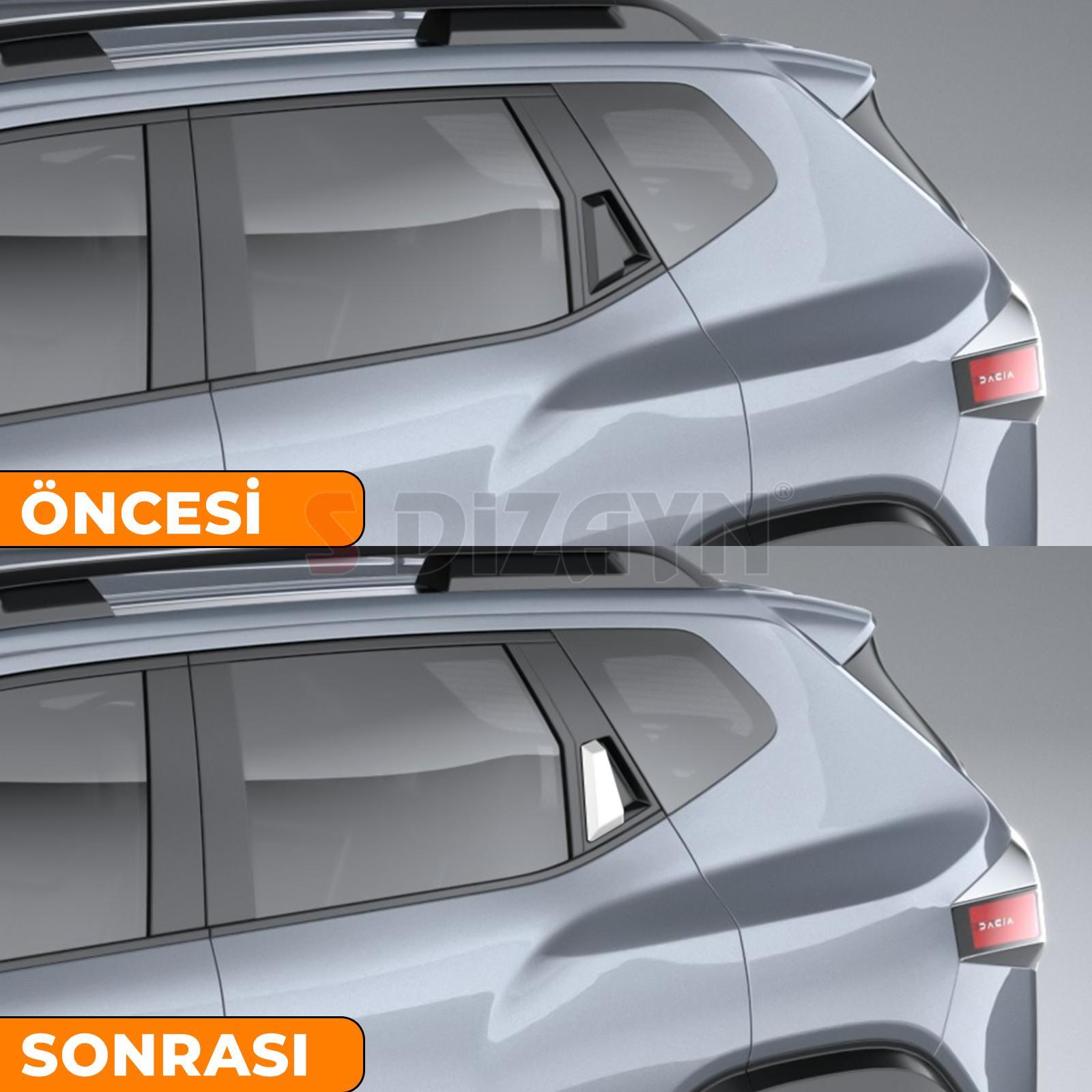 S-Dizayn Renault Duster Krom Arka Kapı Kolu 2 Prç. 2024 Üzeri A+ Kalite