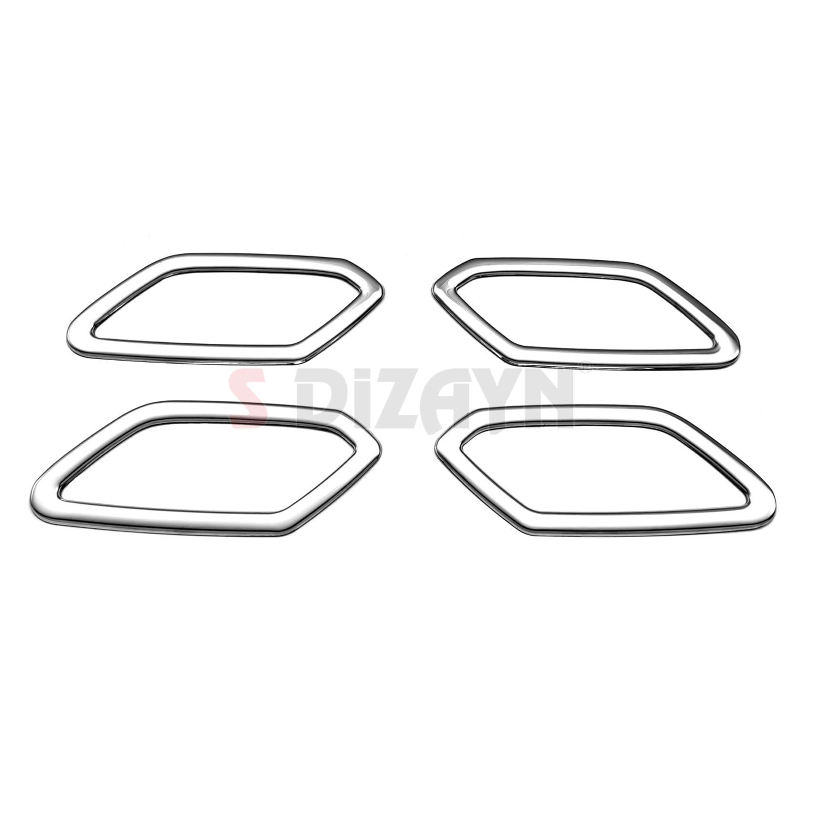 S-Dizayn Renault Duster Krom İç Kapı Kolu Çerçevesi 4 Prç 2024 Üzeri A+ Kalite