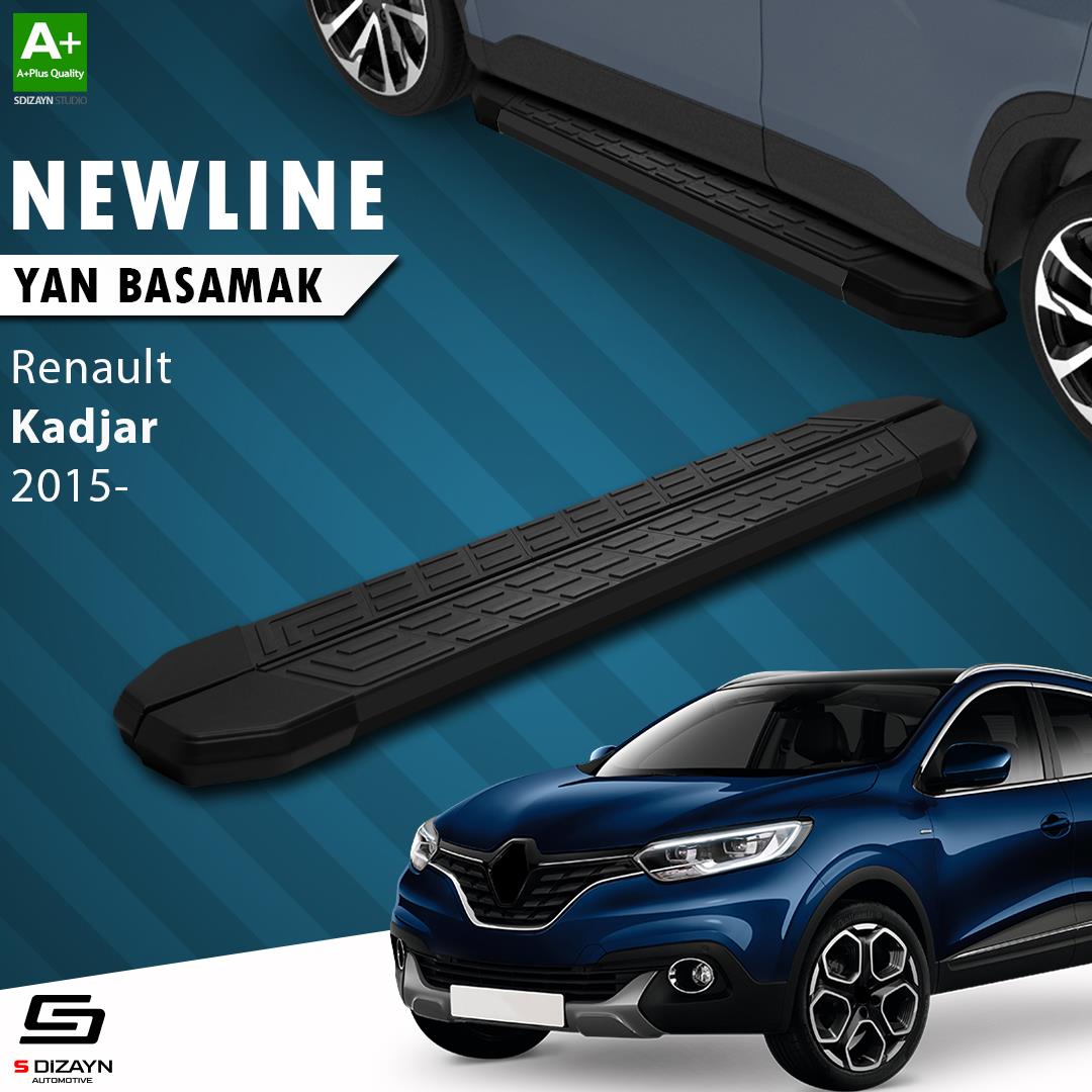 Renault Kadjar NewLine Siyah Yan Basamak 173 Cm 2015-2022 A+ Kalite