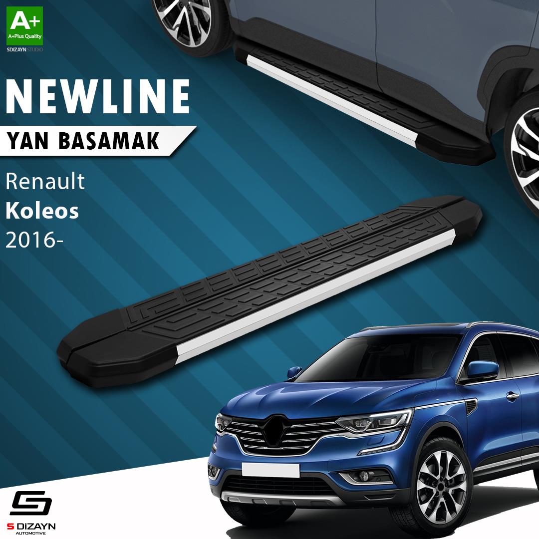 Renault Koleos 2 NewLine Aluminyum Yan Basamak 163 Cm 2016 Üzeri A+ Kalite