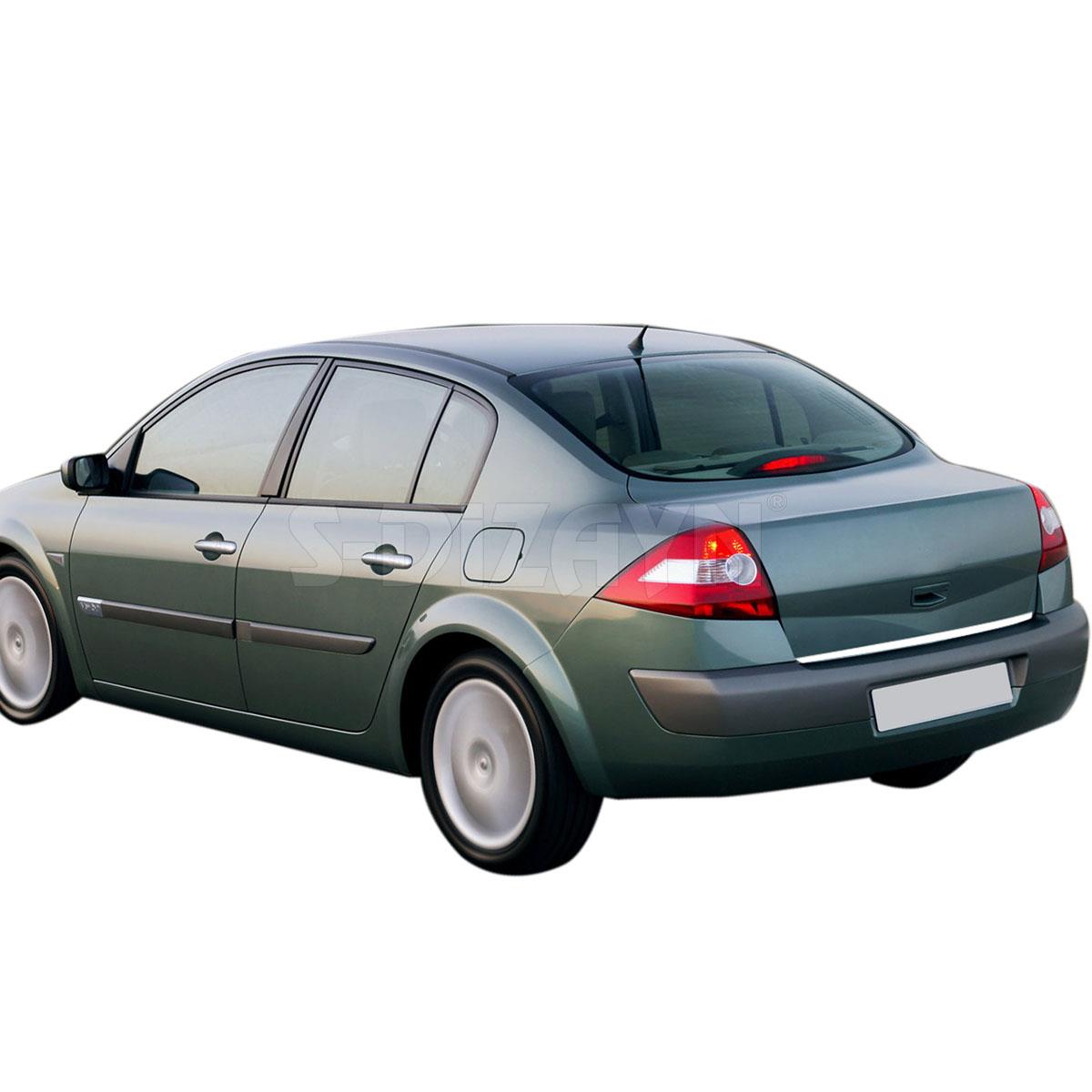 S-Dizayn Renault Megane 2 SD Krom Bagaj Alt Çıta 2006-2010