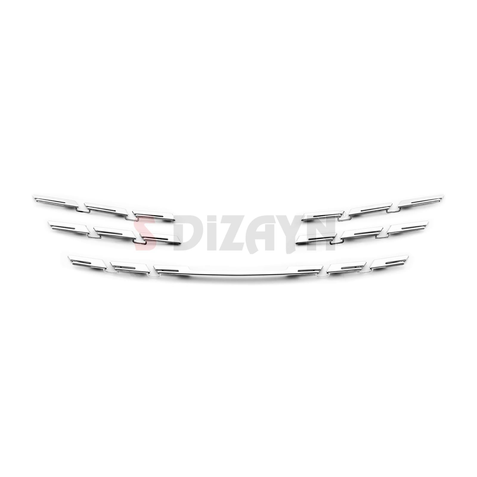 S-Dizayn Renault Megane 4 Krom Ön Panjur 5 Prç. 2020 Üzeri