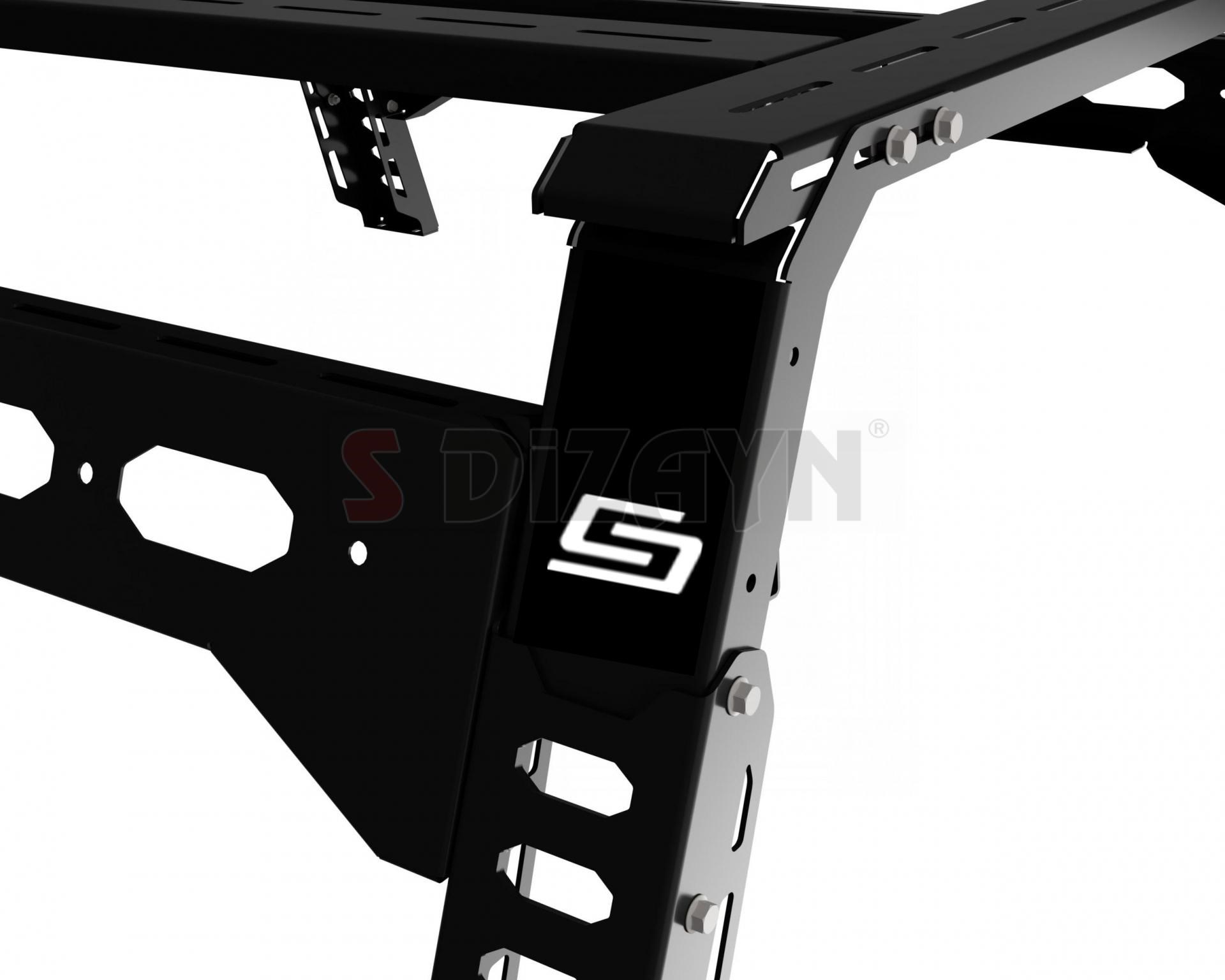 S-Dizayn SDX 4WD Off Road Nissan Navara 2 Pickup Çadır Taşıyıcı 2005-2015