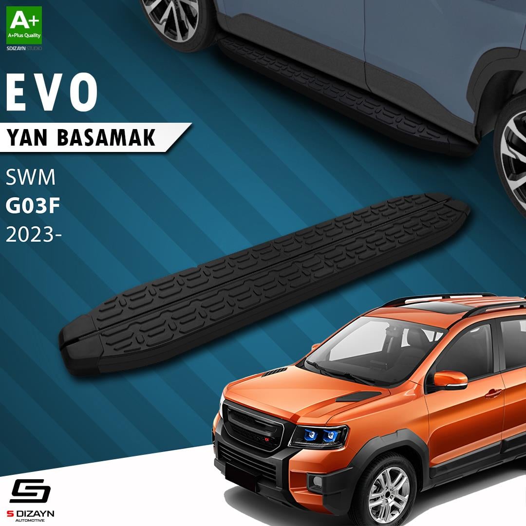 SWM G03F Evo Siyah Yan Basamak 193 Cm 2023 Üzeri A+ Kalite