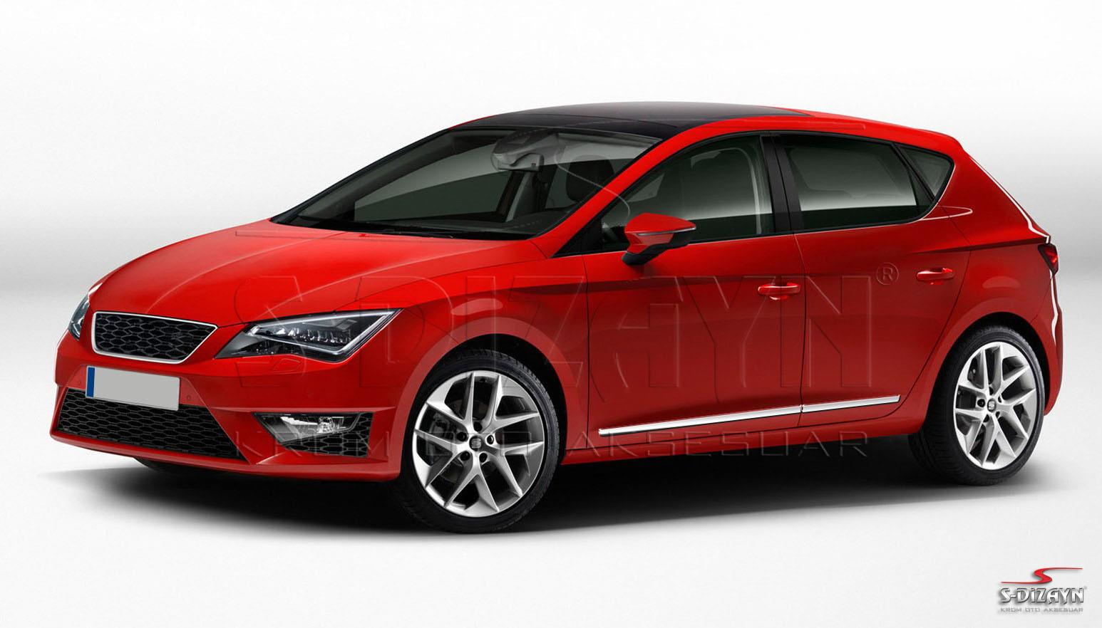 S-Dizayn Seat Leon Kapı Koruma Çıtası Krom 2013-2020