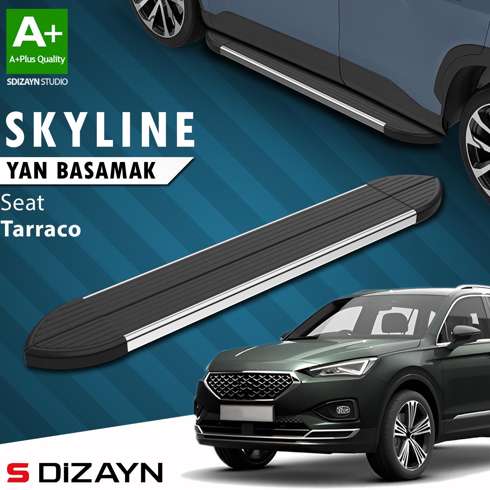 Seat Tarraco Skyline Krom Yan Basamak 193 Cm 2018-2024 A+ Kalite