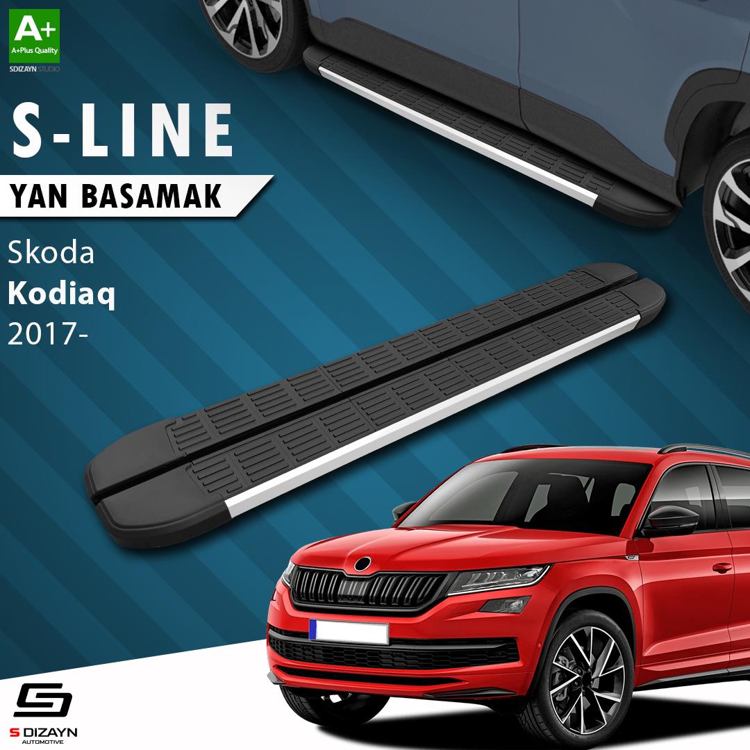 Skoda Kodiaq S-Line Aluminyum Yan Basamak 193 Cm 2017-2023 A+ Kalite