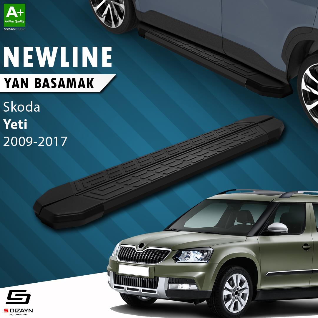 Skoda Yeti NewLine Siyah Yan Basamak 173 Cm 2009-2017 A+ Kalite