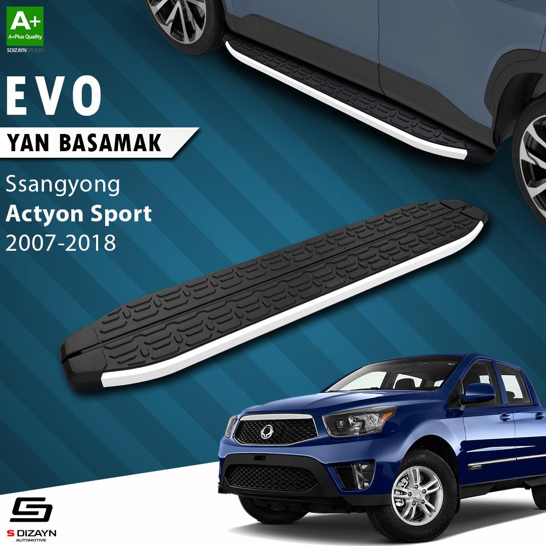 Ssangyong Actyon Sports Evo Aluminyum Yan Basamak 203 Cm 2007-2018 A+ Kalite