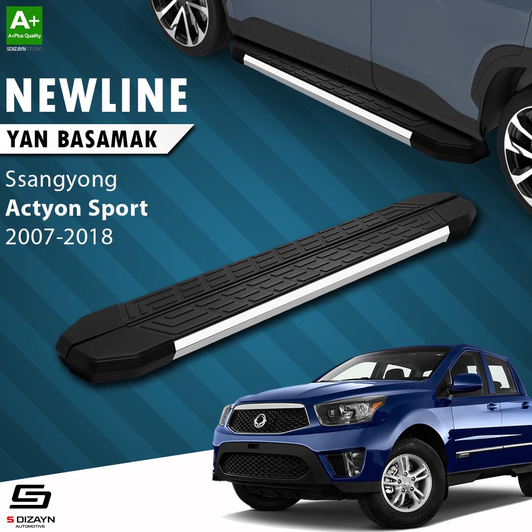Ssangyong Actyon Sports NewLine Krom Yan Basamak 203 Cm 2007-2018 A+ Kalite