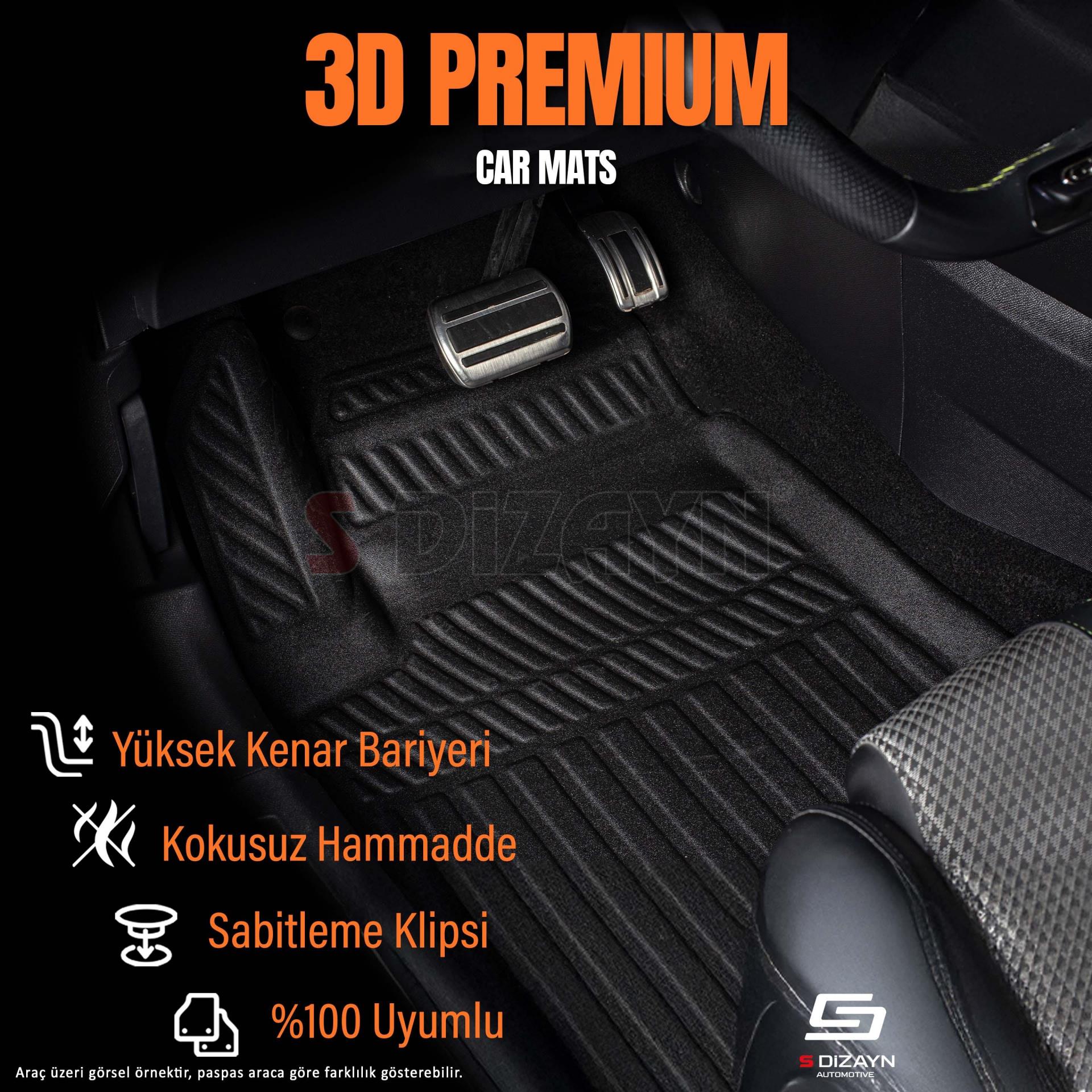 S-Dizayn Ssangyong Musso 3D Pro Havuzlu Paspas 2018 Üzeri A+ Kalite