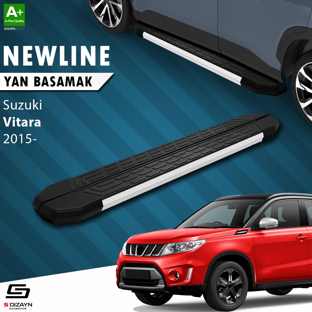 Suzuki Vitara 4 NewLine Aluminyum Yan Basamak 163 Cm 2015 Üzeri A+ Kalite