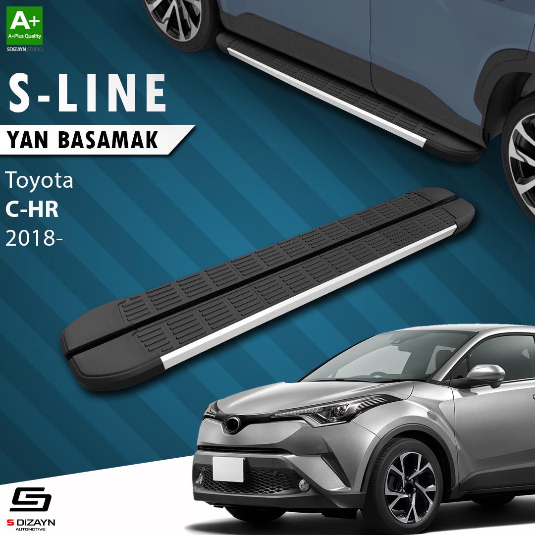Toyota C-HR S-Line Aluminyum Yan Basamak 173 Cm 2016-2023 A+ Kalite