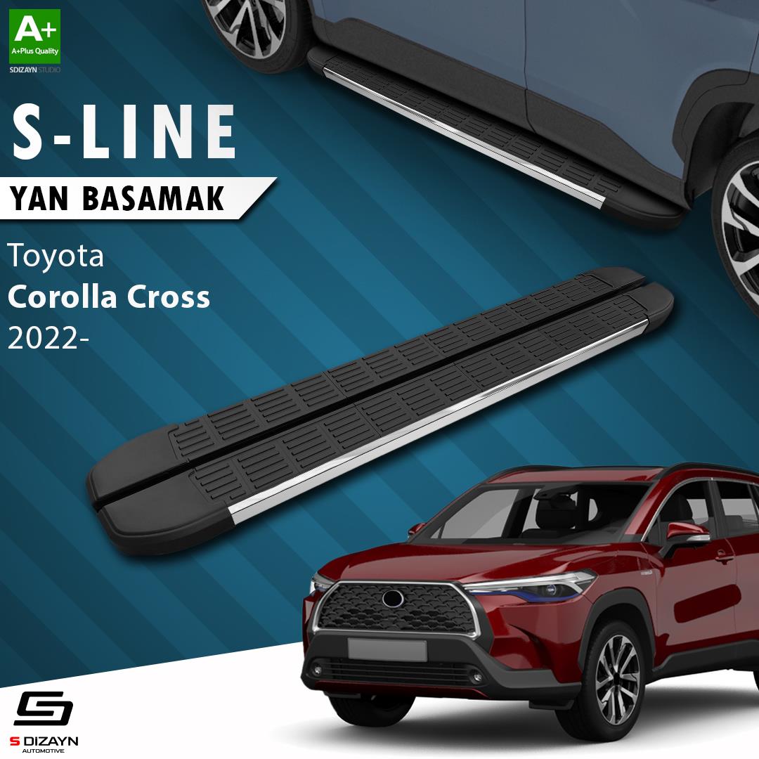 Toyota Corolla Cross S-Line Krom Yan Basamak 183 Cm 2022 Üzeri