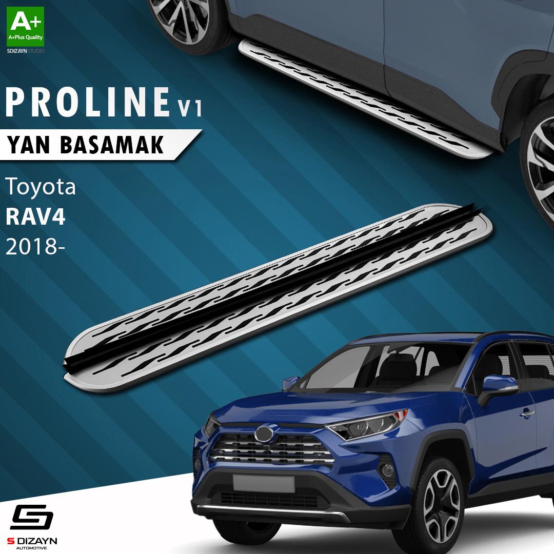 Toyota RAV 4 5 OEM Still Pro V2 Aluminyum Yan Basamak 173 Cm 2018 Üzeri A+ Kalite