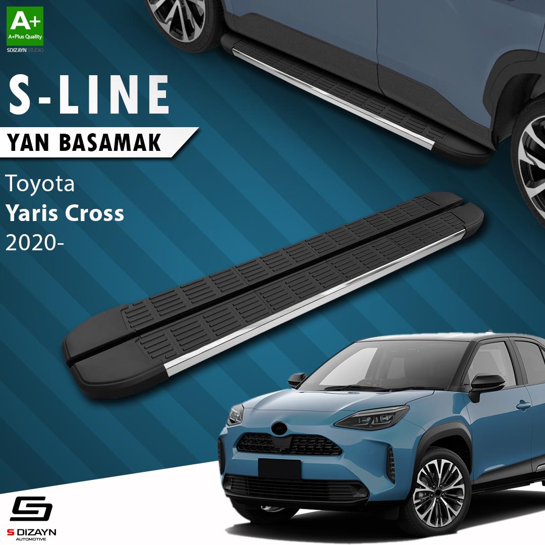 Toyota Yaris Cross S-Line Krom Yan Basamak 173 Cm 2020 Üzeri A+ Kalite