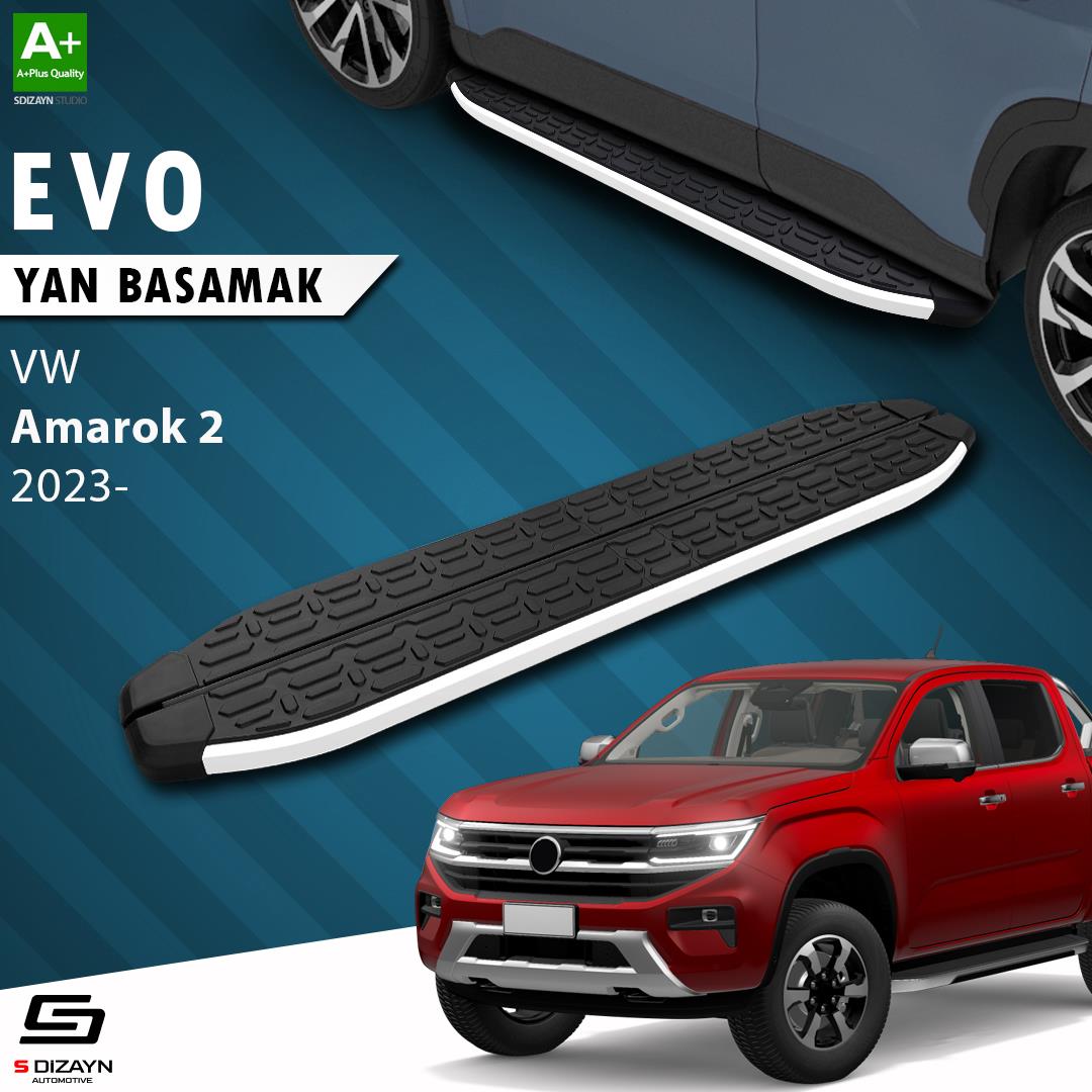 VW Amarok 2 Evo Aluminyum Yan Basamak 203 Cm 2023 Üzeri A+ Kalite