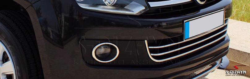 S-Dizayn VW Amarok Krom Ön Tampon Çıta 3 Prç. (4X2) 2010-2023