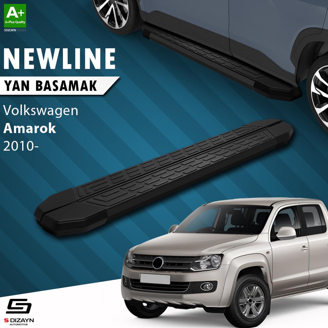 VW Amarok NewLine Siyah Yan Basamak 203 Cm 2010-2023 A+ Kalite