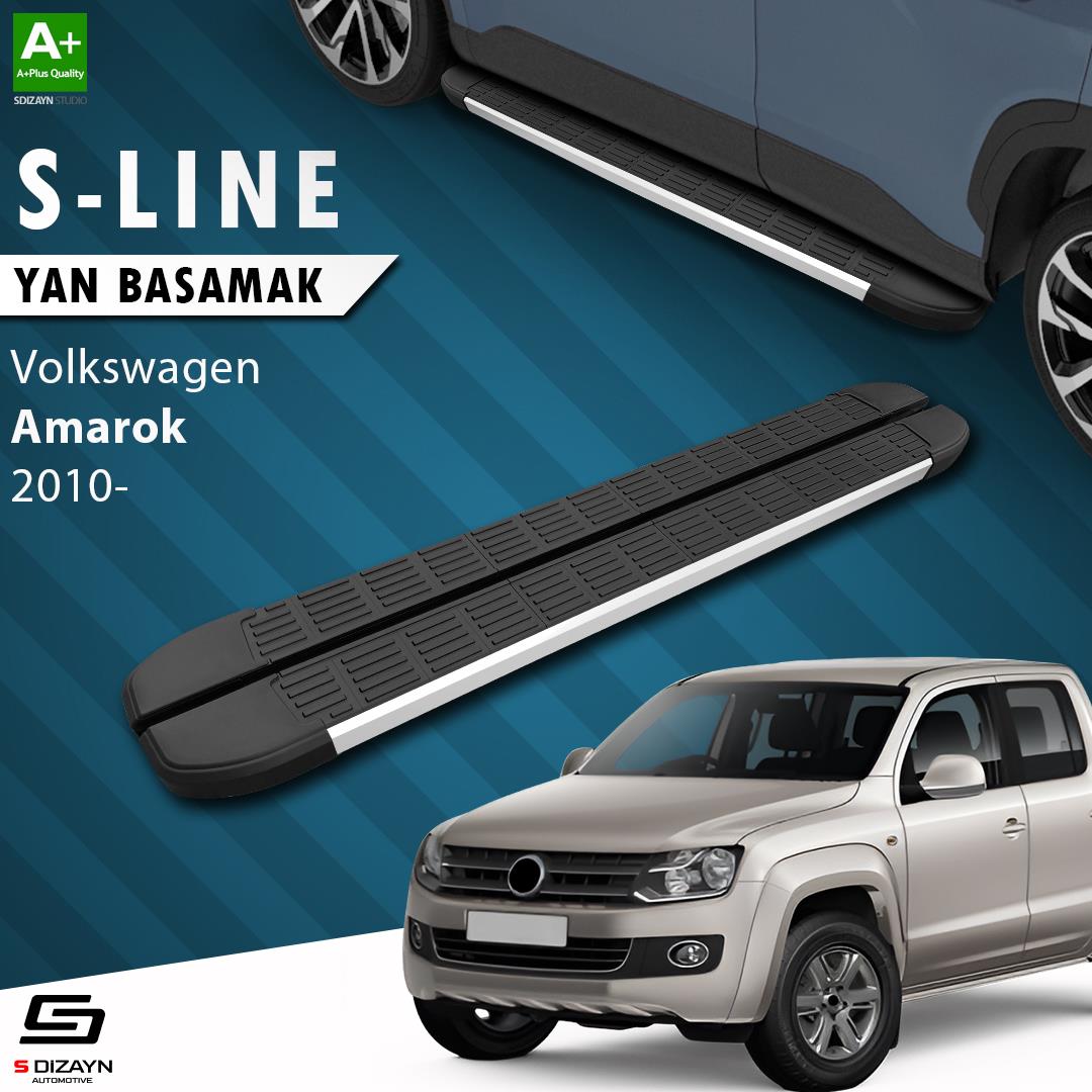 VW Amarok S-Line Aluminyum Yan Basamak 203 Cm 2010-2023 A+ Kalite