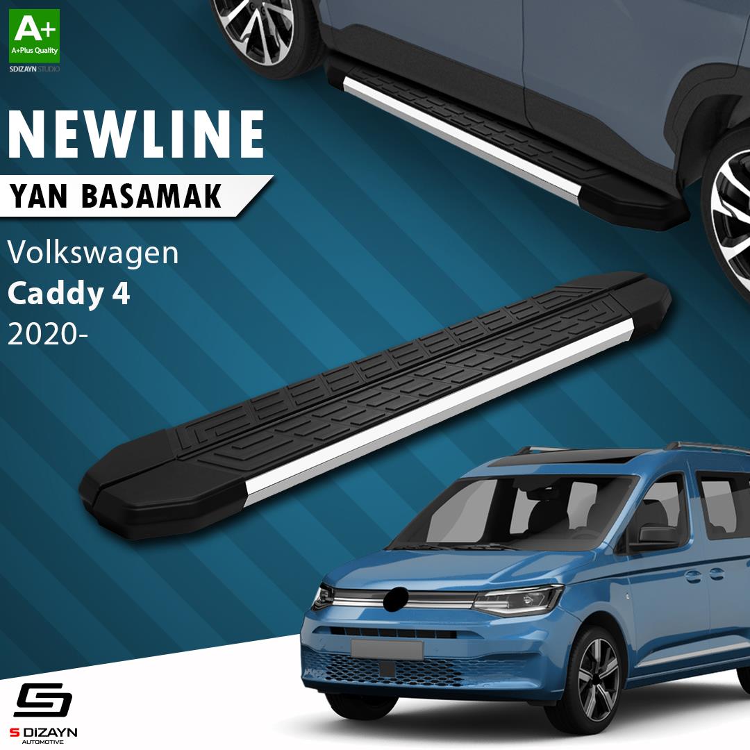 VW Caddy 4 NewLine Krom Yan Basamak 193 Cm 2020 Üzeri A+ Kalite