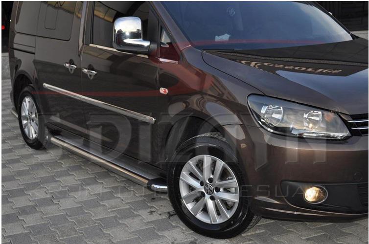 S-Dizayn VW Caddy Maxi Krom Yan Kapı Çıtası 4 Prç 2007-2010