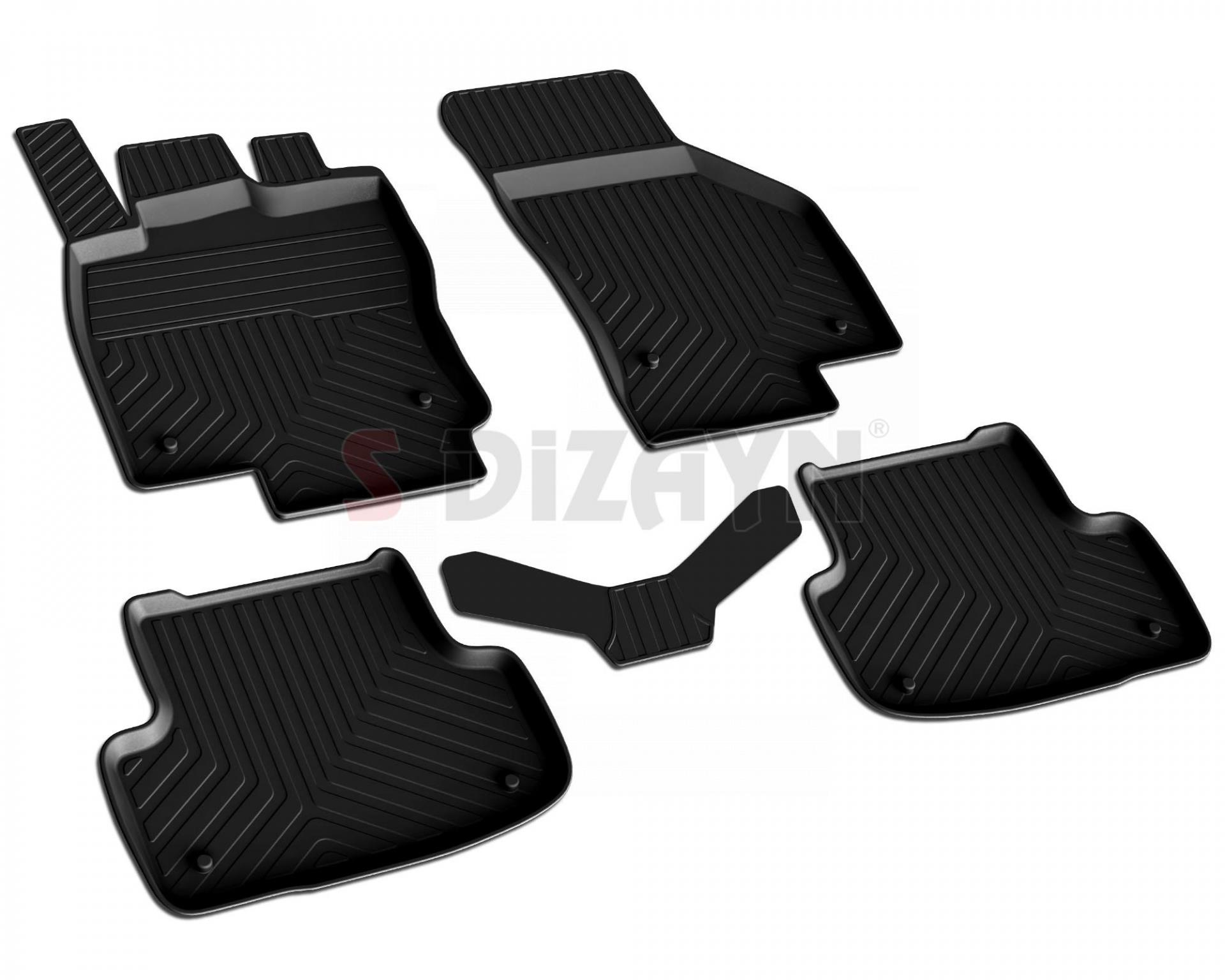 S-Dizayn VW Golf 7 4D Havuzlu Paspas 2013-2020 A+Kalite