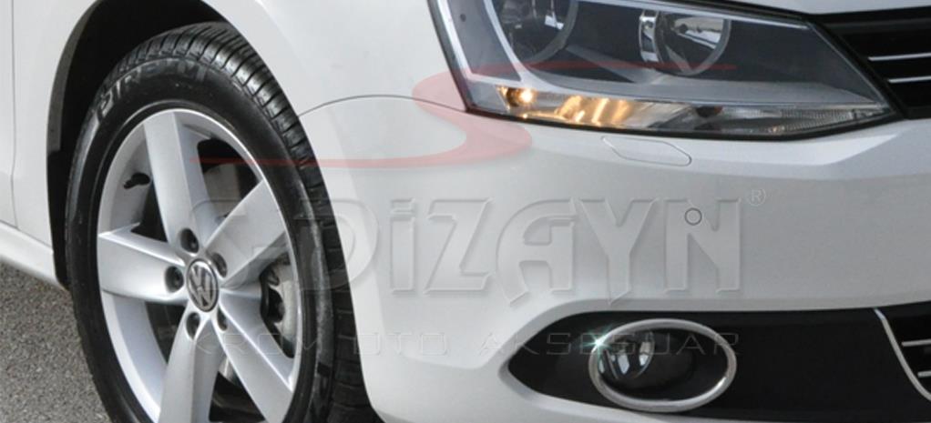 S-Dizayn VW Jetta Krom Sis Farı Çerçevesi 2 Prç 2011-2014