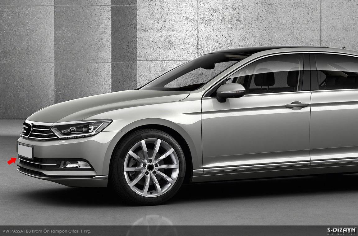 S-Dizayn VW Passat B8 Krom Aksesuar Çıta Seti A+Kalite
