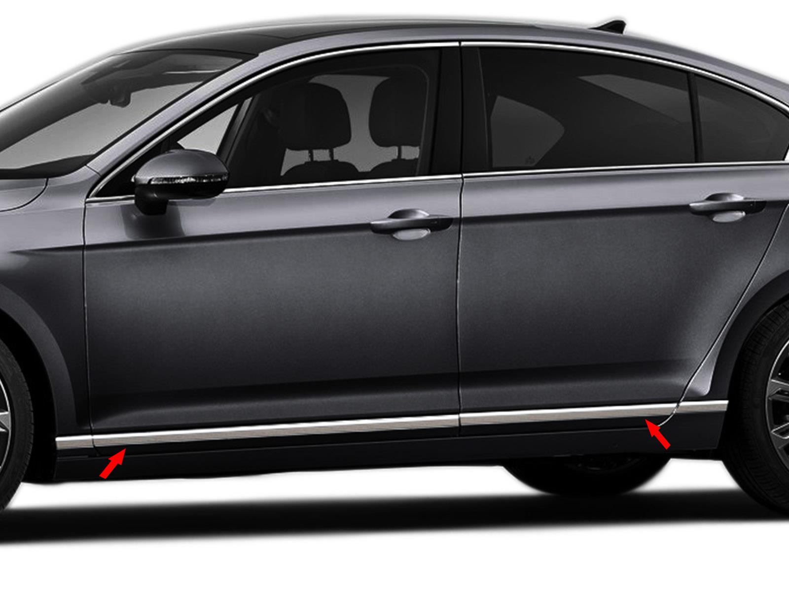 S-Dizayn VW Passat B8.5 Krom Yan Kapı Çıtası 8 Parça 2019-2023